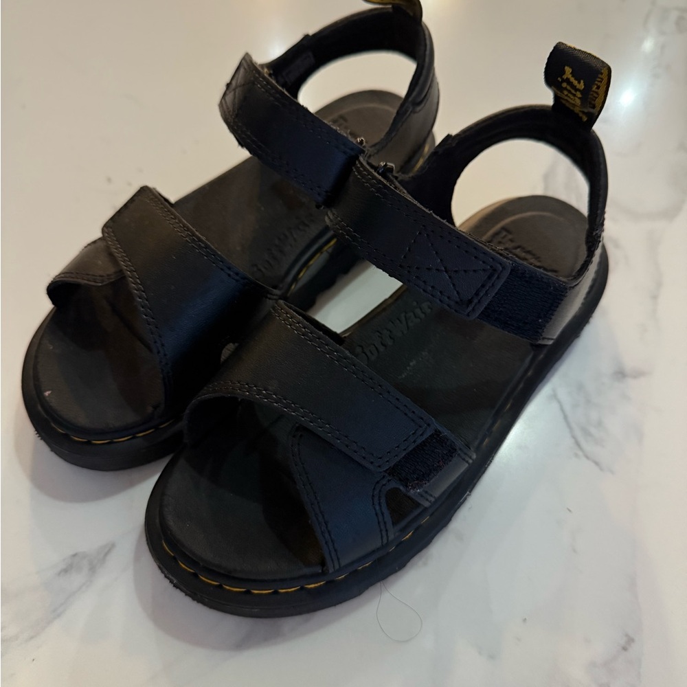 Dr. Martens Kids Black Sandals